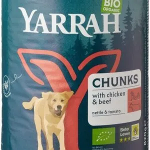 Yarrah Hond Brok Rund In Saus Bio (820 gr)