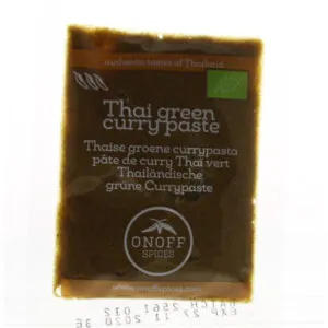 Onoff Thaisegroene Currypasta Bio (50 gr)