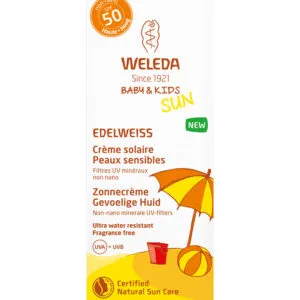 WELEDA Edelweiss zonnecreme gevoelige huid SPF50 (50 ml)