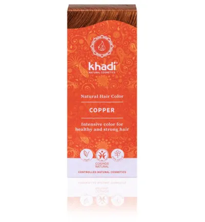 Khadi Haarkleur copper (100 gr)