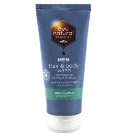 Bee Honest Hair & body wash men eucalyptus (200 ml)