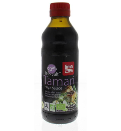 Lima Tamari 50% Minder Zout Bio (250 ml)