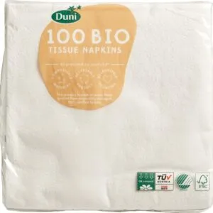Duni Servetten Wit (100 stuks)