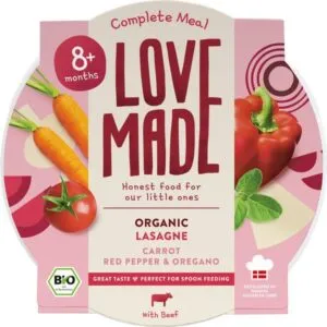 Lovemade Babymaaltijd Lasagne 8+ Maanden (185 gr)