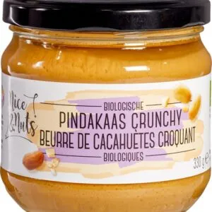 Nice & Nuts Pindakaas Crunchy (330 gr)