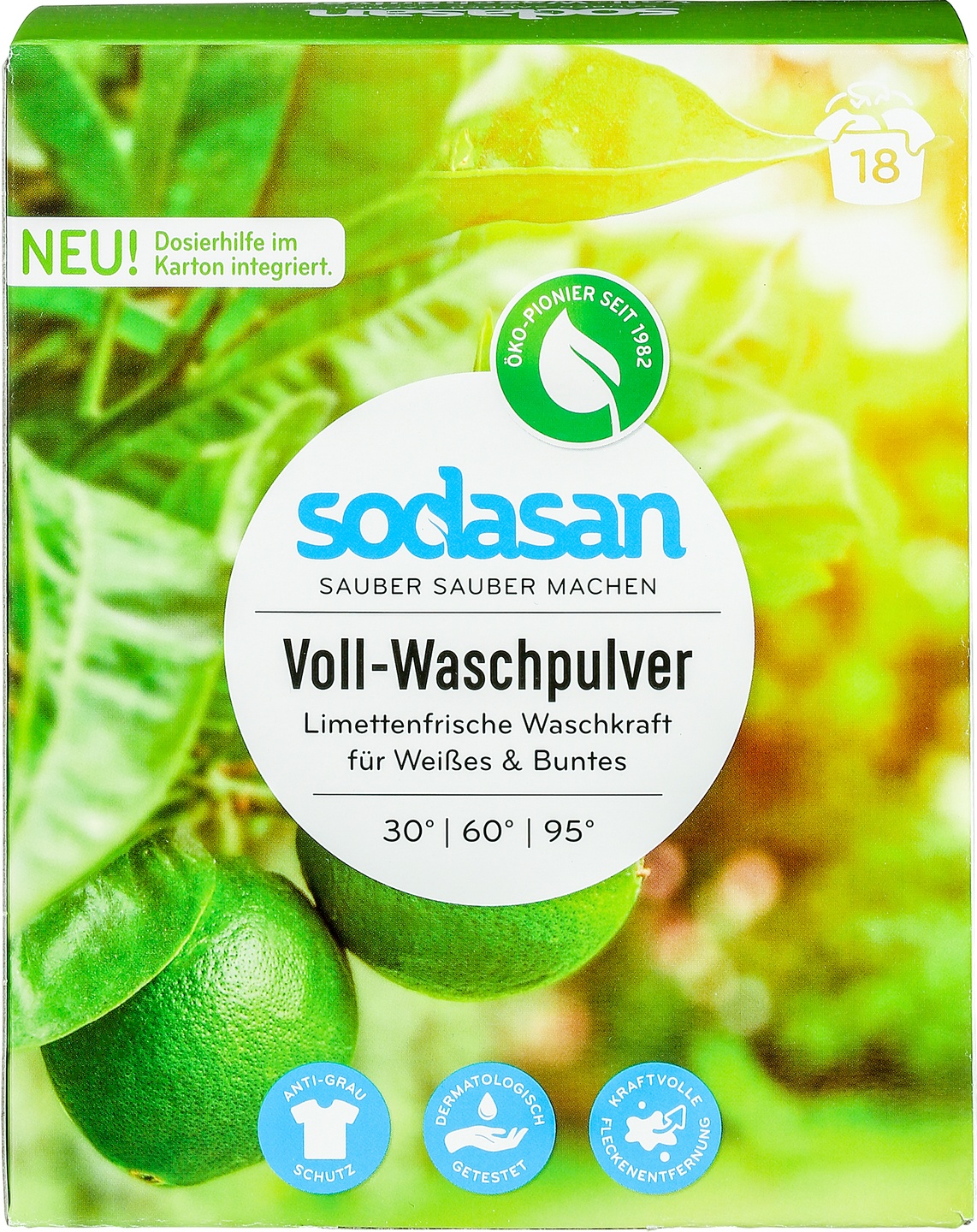 Sodasan Waspoeder Witte & Bonte Was (1100 gr)