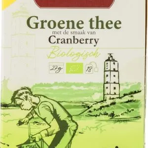 Terschellinger Groene-Thee Cranberry (18 zakjes)