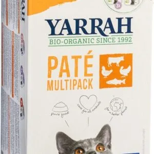 Yarrah Kattenpaté Graanvrij Multipack (8 Stuks)