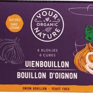 Your Organic Nature Uienbouillonblokjes Helder Zonder Gist (6 stuks)