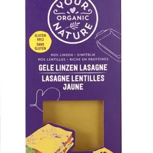 Your Organic Nature Lasagne Van Gele Linzen (250 gr)