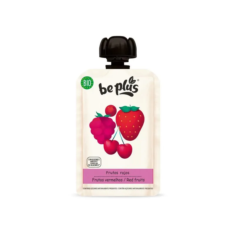 Be plus Knijpfruit 100% Forest Fruit (100 gr)