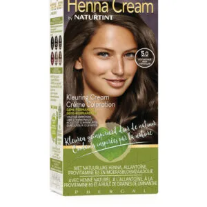 Naturtint Henna cream 5.00 licht kastanje bruin (110 ml)