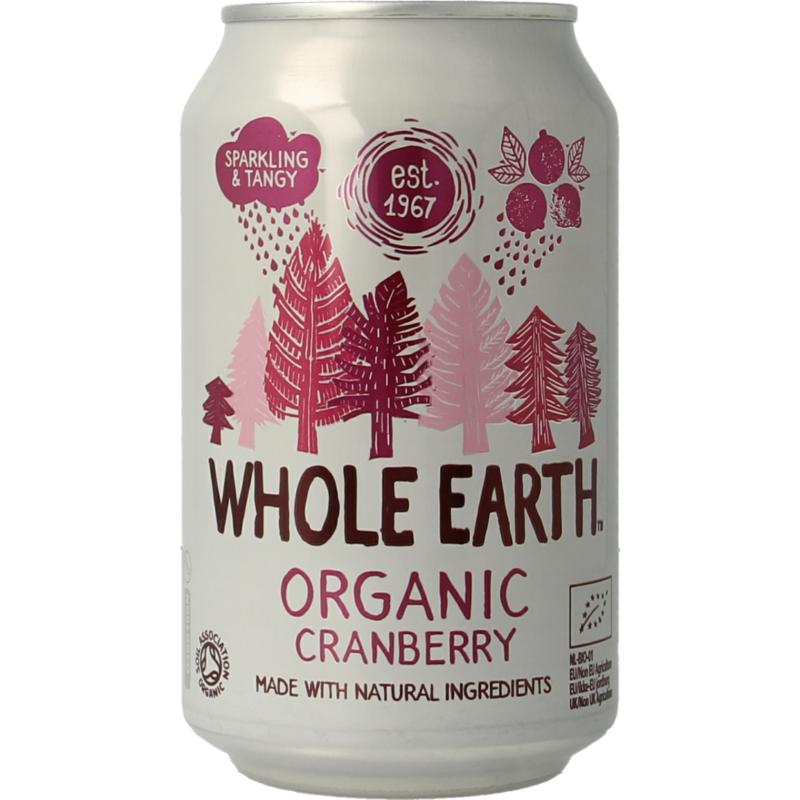 Whole Earth Sparkling Cranberry Bio (330 ml)