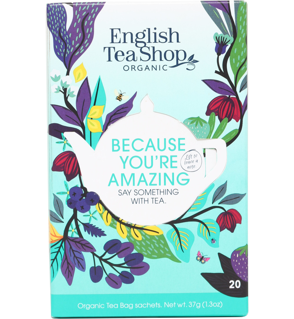 English Tea Shop Because you're amazing bio (20 zakjes)