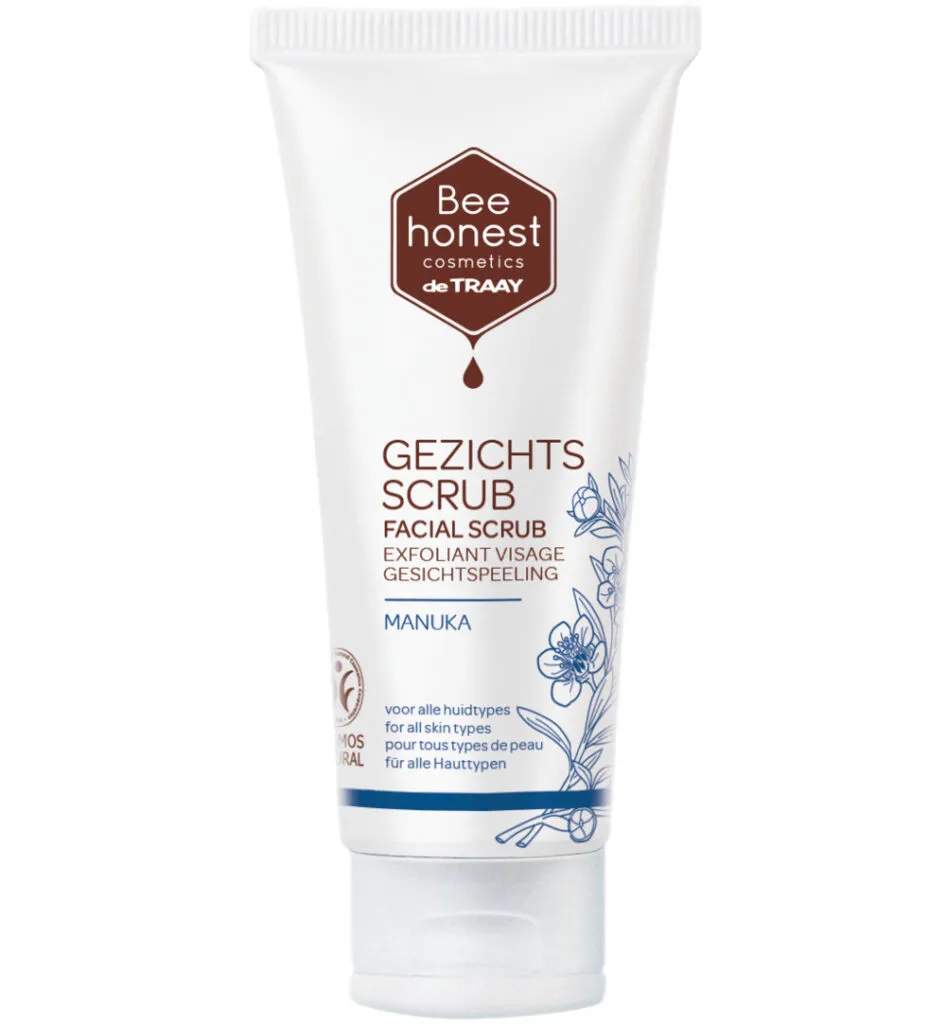 Bee Honest Gezichtsscrub manuka (50 gr)