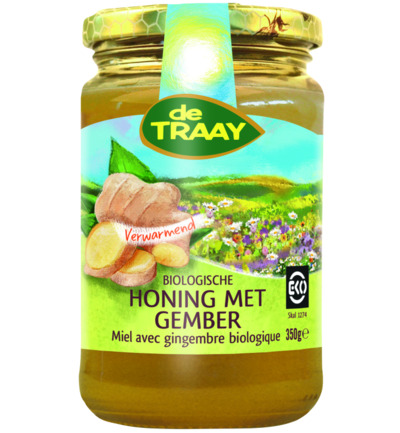 De Traay Honing met gember bio (350 gr)