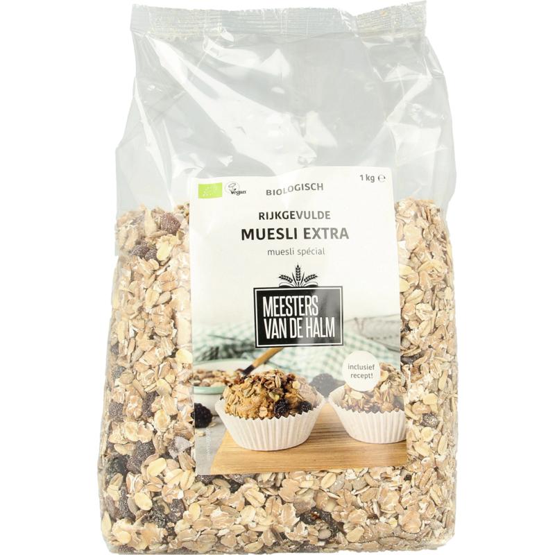 De Halm Muesli Extra Bio (1000 gr)