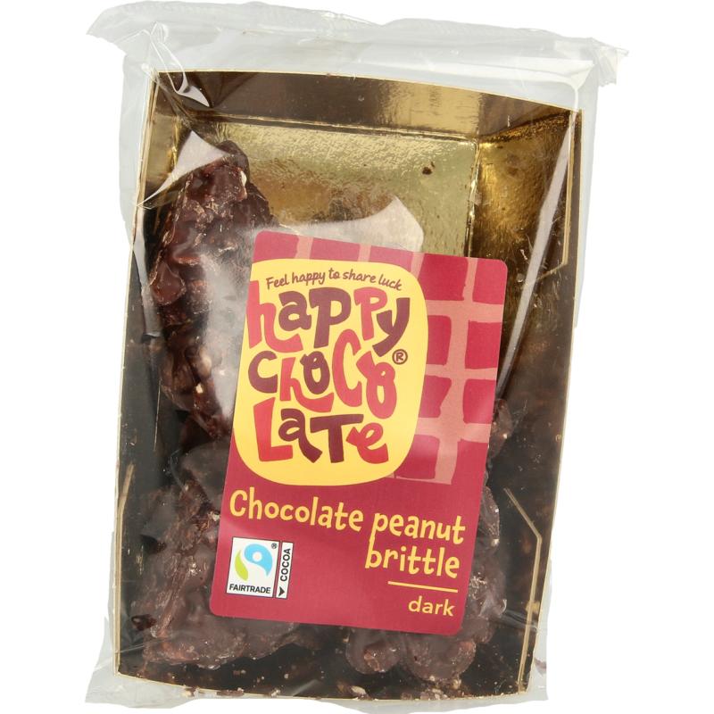 Happy Chocolate Chocolade Pindarotsen Puur (150 gr)