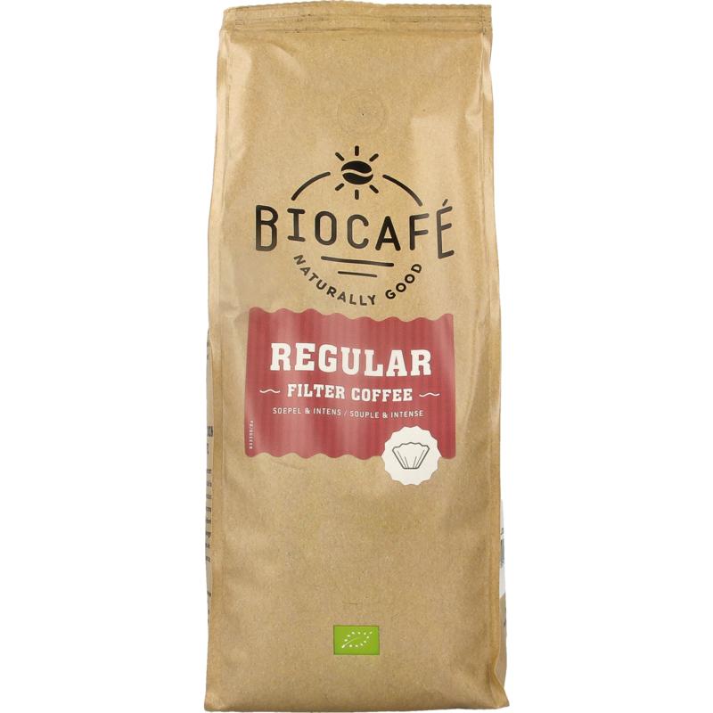 Biocafé Flilter koffie regular bio (500 gr)