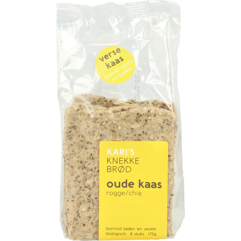 Kari'S Crackers Knekkebrod Oude Kaas Bio (175 gr)