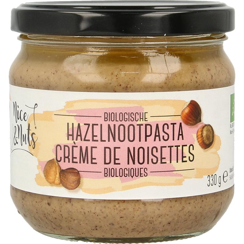 Nice & Nuts Hazelnootpasta bio (330 gr)