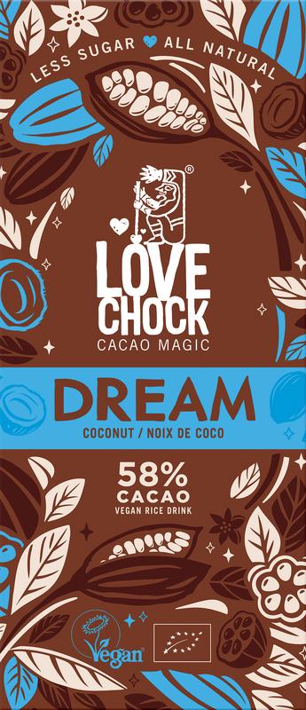 Lovechock Dream coconut bio (70 gr)