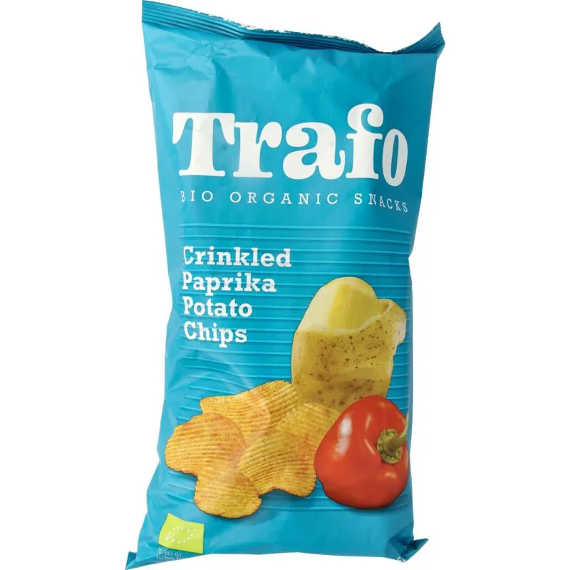 Trafo Ribbelchips paprika bio (125 gr)
