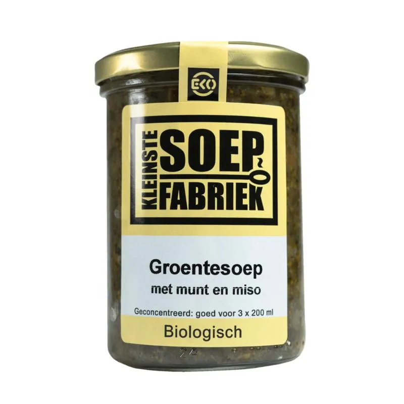 Kleinstesoepfabriekgroentesoep Met Munt En Miso B Io (400 ml)