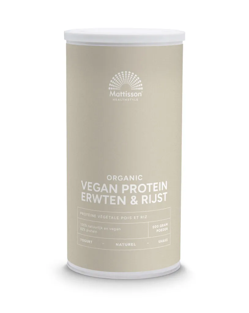 Mattisson Vegan Protein Erwten & Rijst Naturel Bio (500 gr)