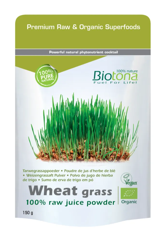 Biotona Wheatgrass raw bio (150 gr)