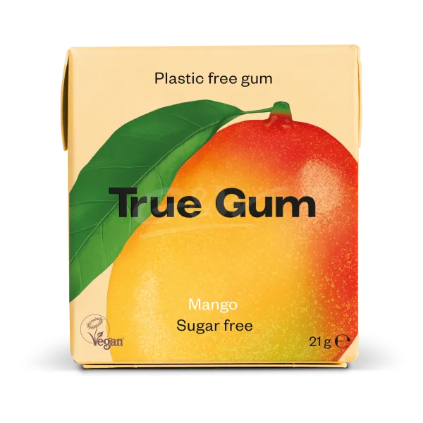 True Gum Mango suikervrij (21 gr)