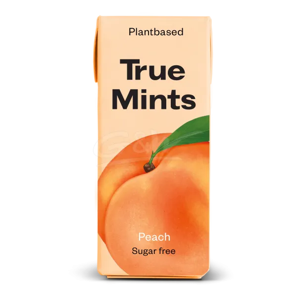 True Mints Peach suikervrij (13 gr)