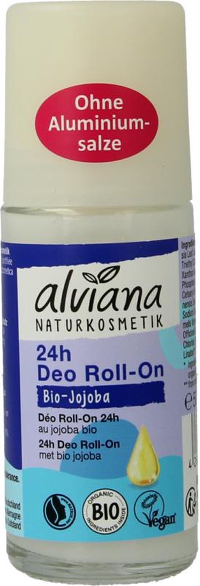 Alviana deo roll on organic jojoba (50 ml)