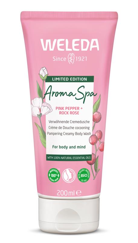 WELEDA Douchecreme Aroma Spa Pink Pepper Rock Rose (200 ml)