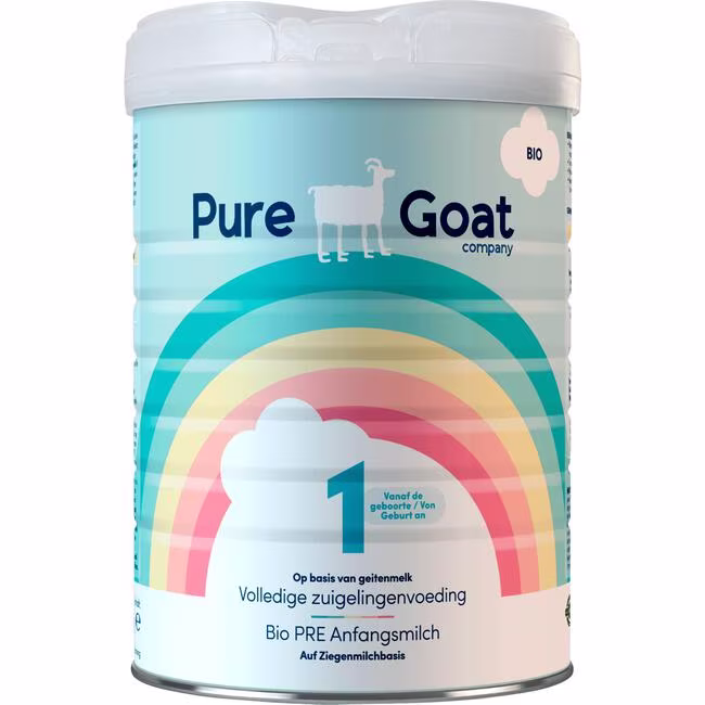 Pure Goat Volledige Zuigelingenvoeding 1 Bio (800 gr)