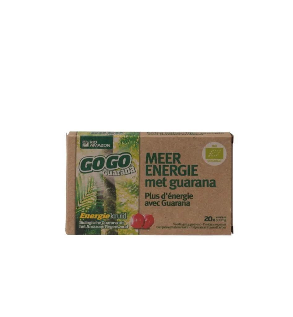 Rio Gogo guarana 500 mg 10 dagen (20 capsules)