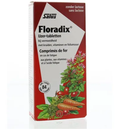 Salus Floradix ijzer (84 tabletten)