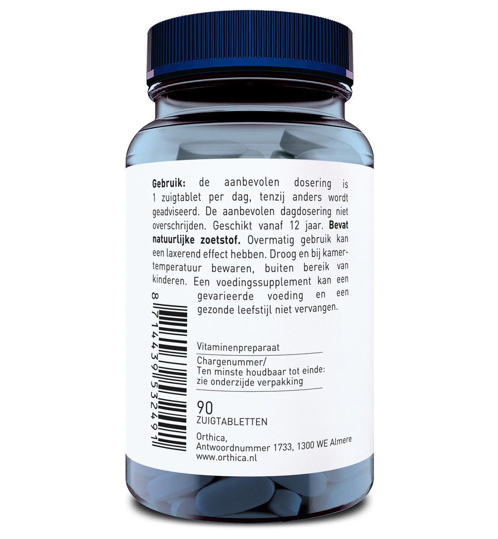 Orthica Vitamine B12 (90 zuigtabletten) - image 2