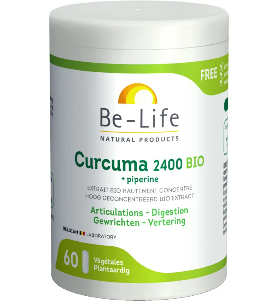 Be-Life Curcuma 2400 + piperine bio (60 softgels)