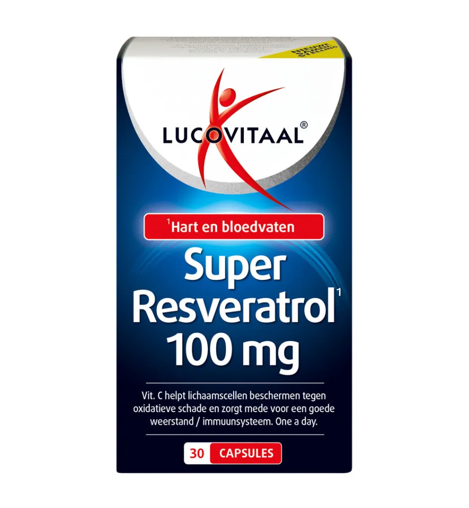 Lucovitaal Super Resveratrol 100mg (30 capsules)