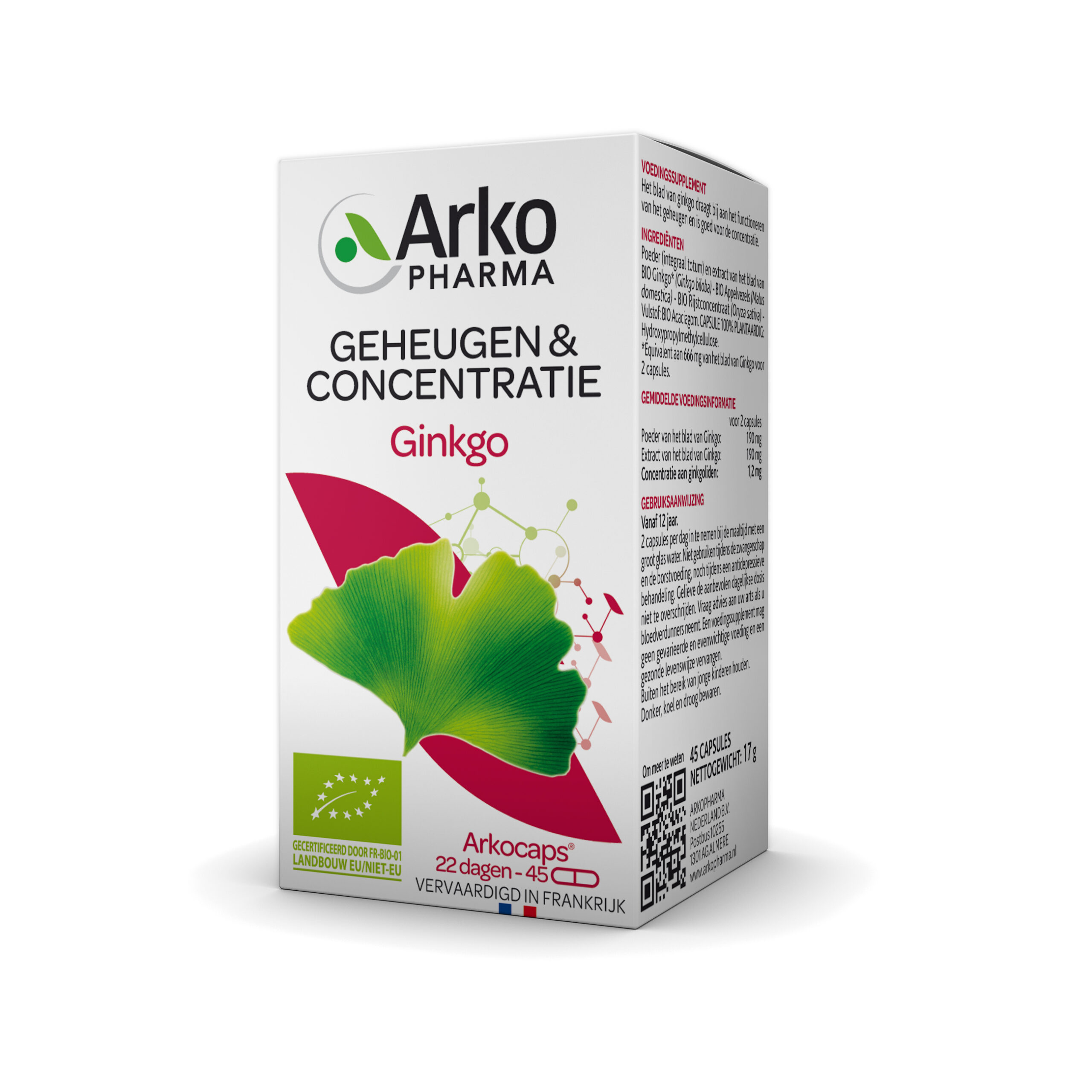 Arkocaps Ginkgo (45 capsules)