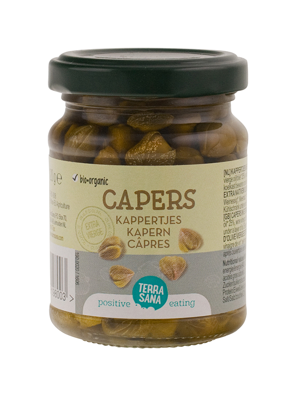 Terrasana Siciliaanse Kappertjes In Olijfolie Bio (120 gr)