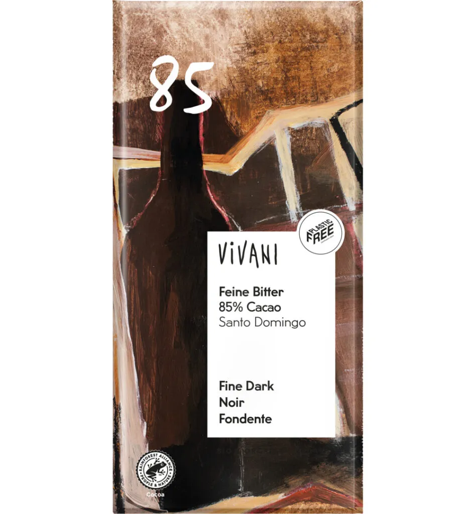 Vivani Chocolade Puur Delicaat 85% Santo Domingo Bio (100 gr)