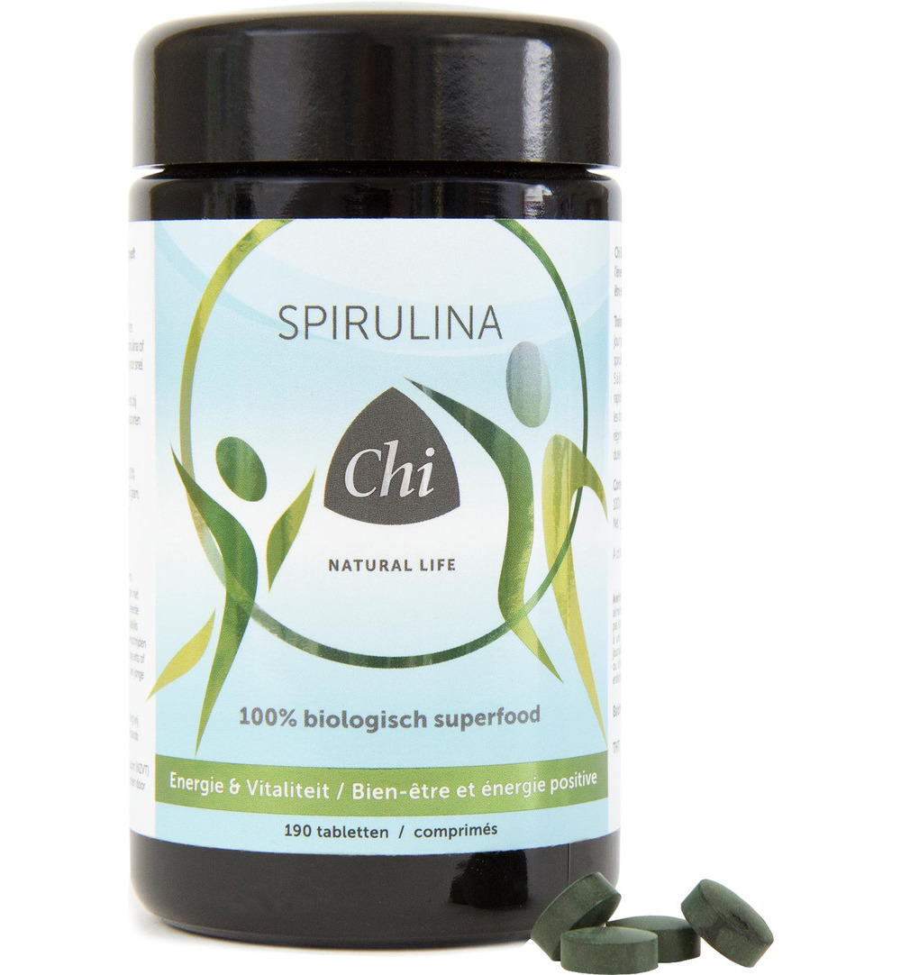 Chi Natural Life Spirulina 500Mgtabletten Bio (190 Tabletten)