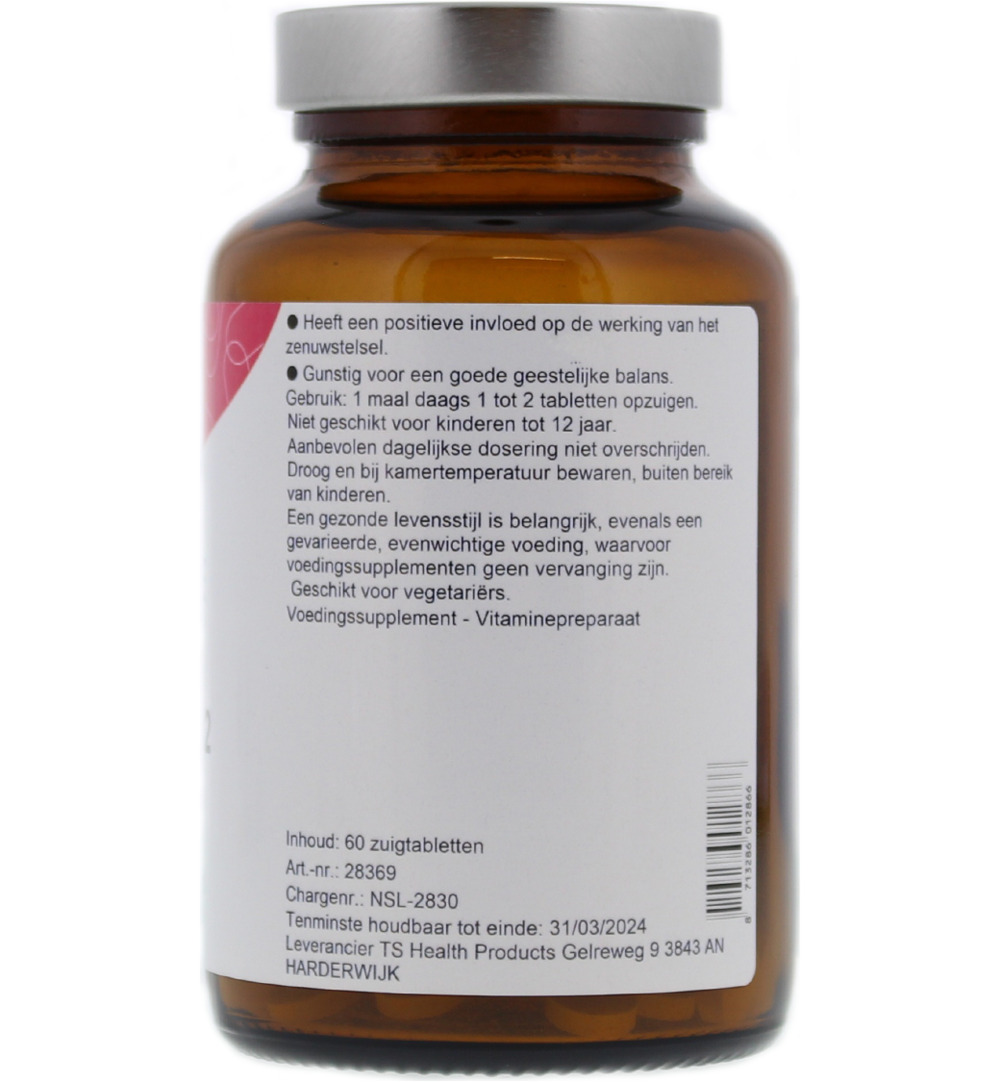 TS Choice Vitamine B12 cobalamine (60 tabletten) - image 2