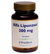 Proviform Alfa Liponzuur 300 Mg (60 vega capsules)
