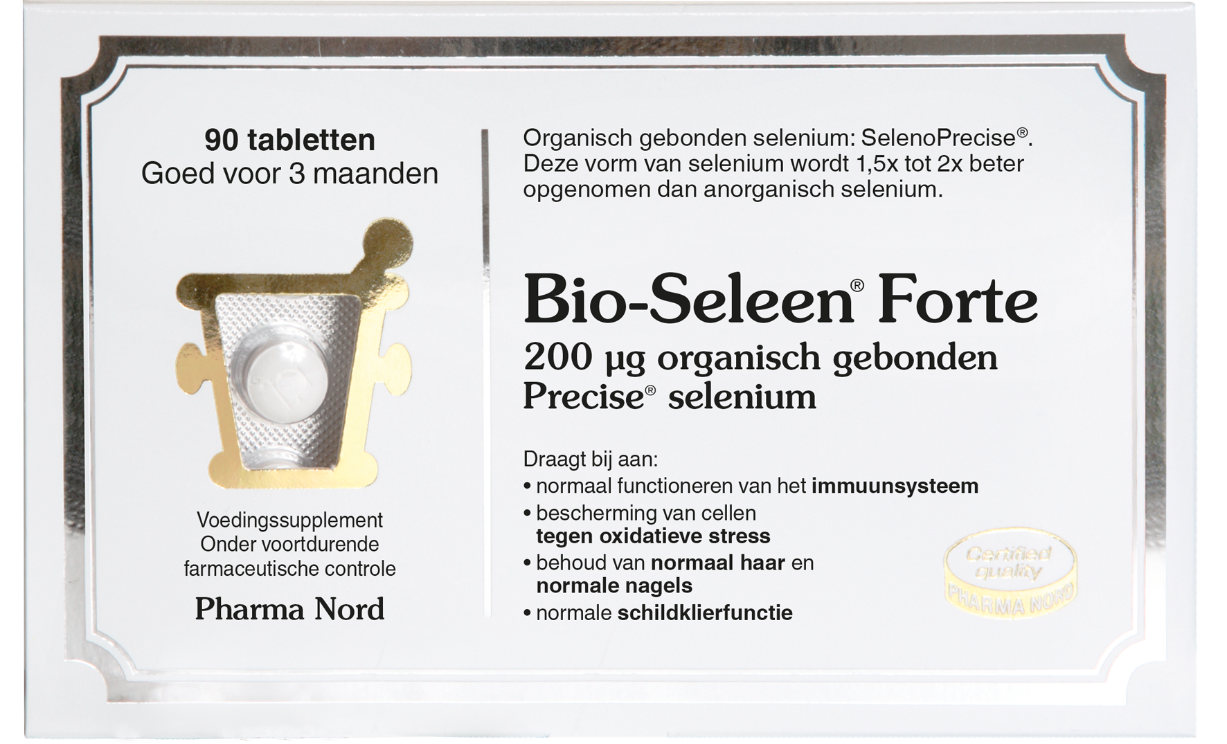 Pharma Nord Bio Seleen Forte (90 tabletten)