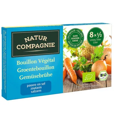 Natur Compagniegroentebouillon Zonder Zout Bio (68 gr)