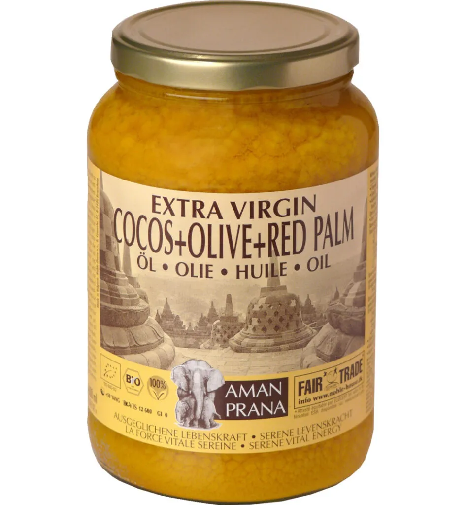 Amanprana Kokos-olijf-rode palm bio (1600 ml)