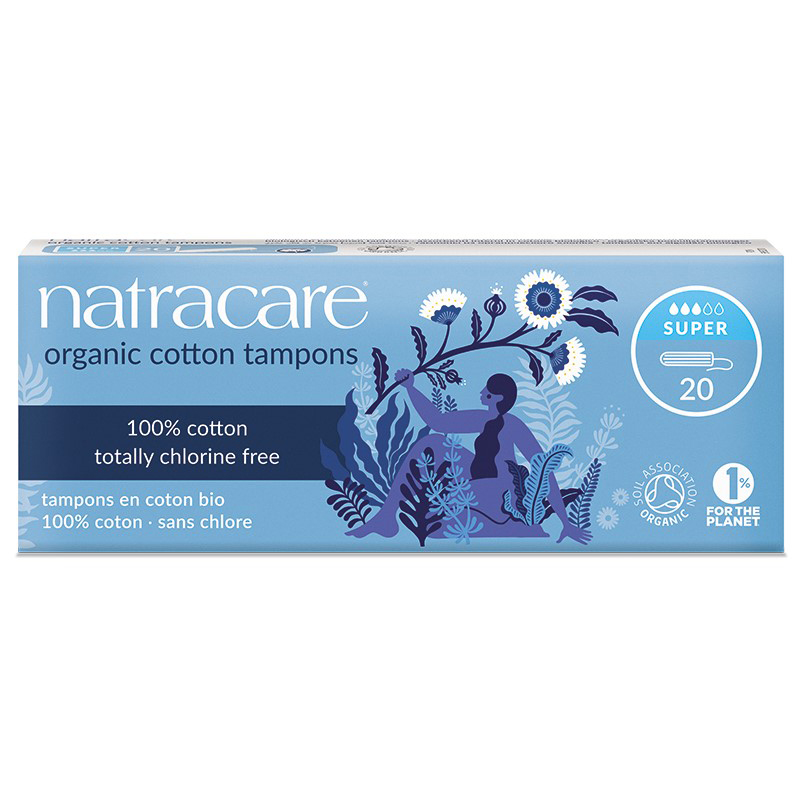 Natracare Tampons katoen super (20 stuks)